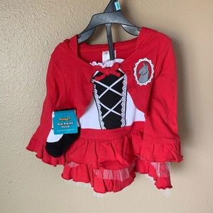 MAKE OFFER Infant Costume. Little Red Riding Hood